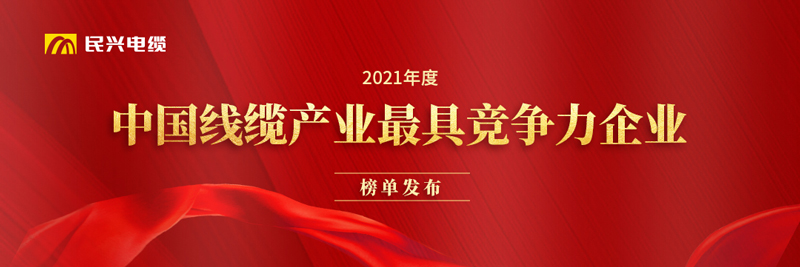 莞企DB彩票
荣膺“2021年度中国线缆产业最具竞争力企业20强”